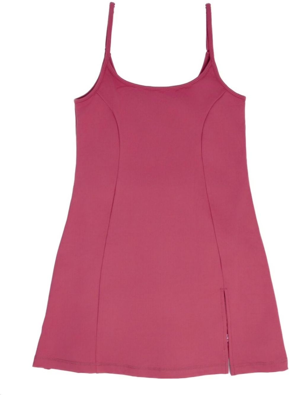 NWT Wonderly Rose-Pink Tank Dress with Side Slit